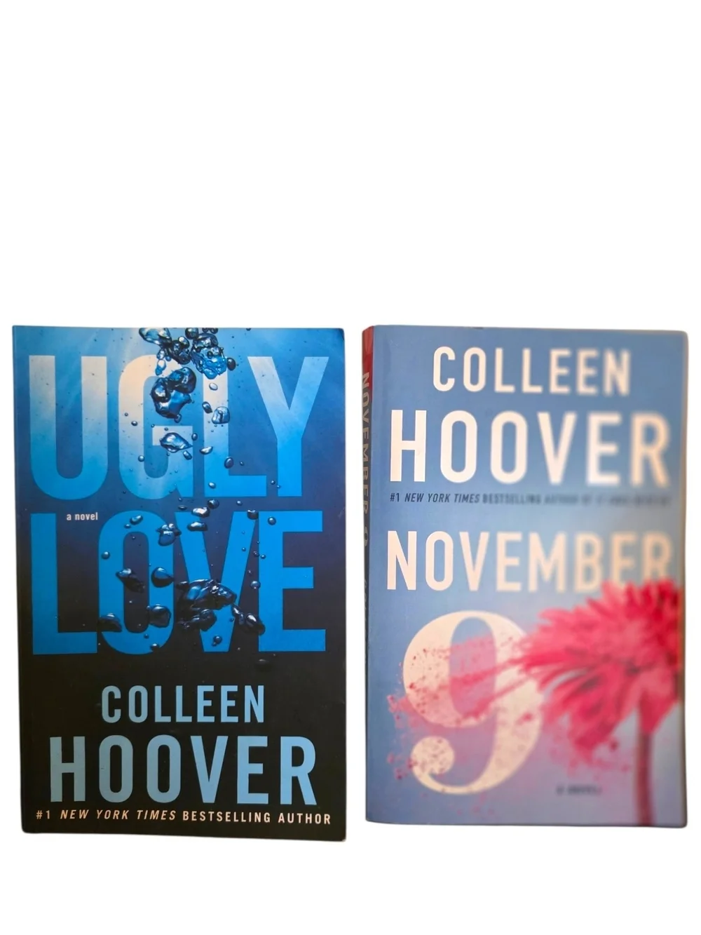 Colleen Hoover Ugly Love & November 9 Paperback Romance Book Bundle CoHo